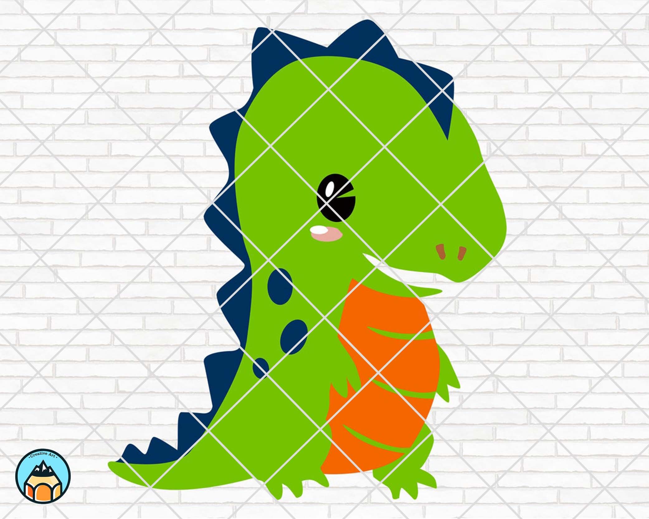 Download Cute T-Rex Dinosaur SVG Baby Dinosaur Svg T-Rex Cut File ...