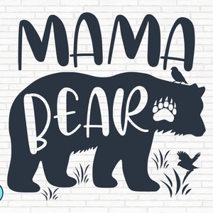 Mama Bear SVG - France Mommy SVG - France Maman à être svg - France Conception de chemise de maman (en anglais) Bear Mama svg - France Maman svg Sayings ( france) Drôle de Svg - France Fête des Mères Svg Png Eps