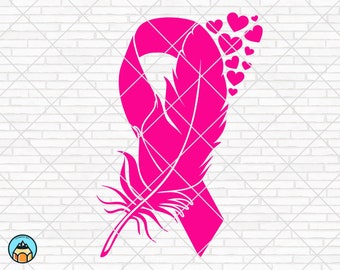 Cancer Ribbon Heart Svg Awareness Ribbon Svg Breast Cancer Ribbon Svg Ribbon  Cut File Silhouette Ribbon Svg Cancer Ribbon Png 