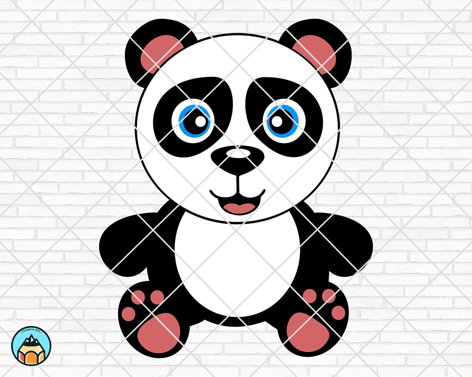 Baby Panda Svg Cute Panda Svg Panda Bear Clipart Cartoon - Etsy