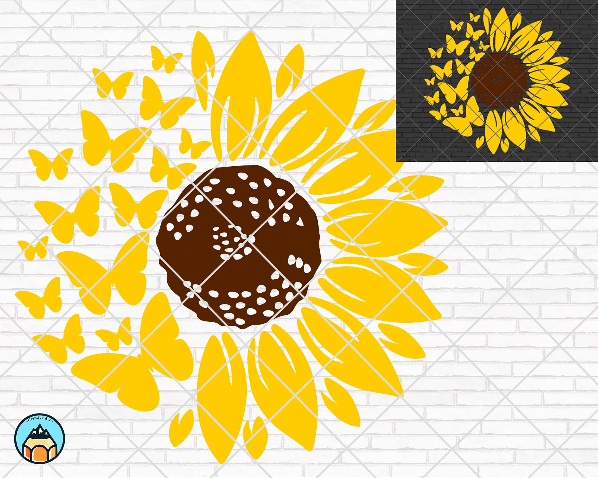 Free Free 90 Sunflower Butterfly Svg SVG PNG EPS DXF File
