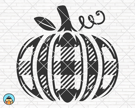 Download Buffalo Plaid Pumpkin Svg Pumpkin Svg Halloween Svg Etsy