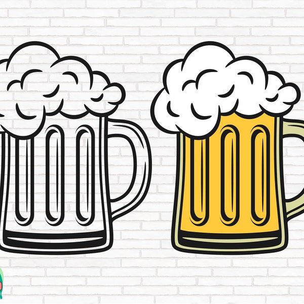 Beer Mug SVG, Beer Glass Svg, Drinking Dad Svg, Alcohol Svg, Beer Clipart Svg, Beer Vector Svg, Beers Cheers Svg Cut Files, Cricut, Png, Svg