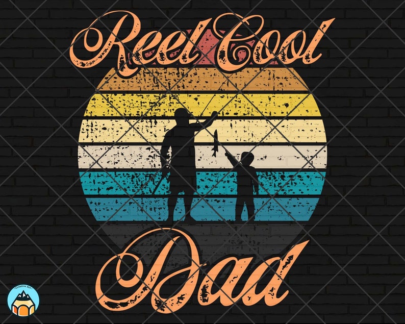 Download Reel Cool Dad Svg Fishing Svg Fishing Dad Svg Gone | Etsy