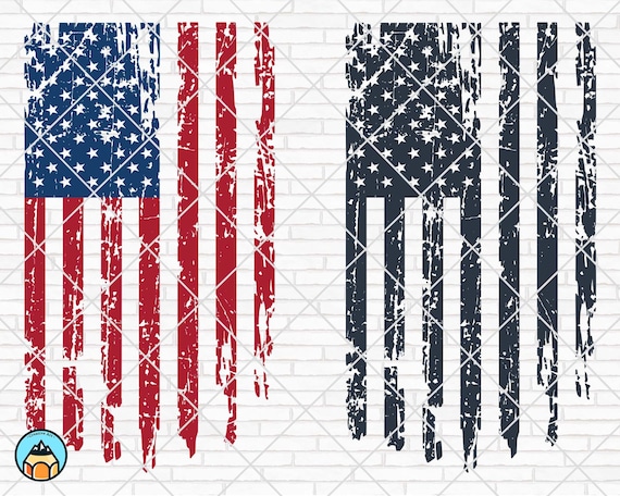 Download Distressed American Flag Svg Usa Flag Svg 4th July Svg Etsy