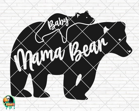 Mama bear, mothers day, mom life tshirt design - free svg file for members  - SVG Heart