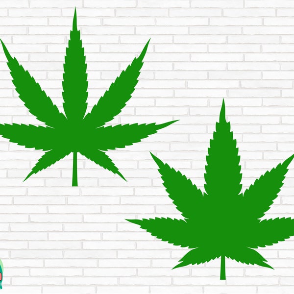 Weed Leaf SVG, Marijuana Leaf svg, Cannabis Leaf svg, Hippie svg, Hemp Leaf svg, Cut Files, Cricut, Silhouette, Png, Svg, Eps, Dxf