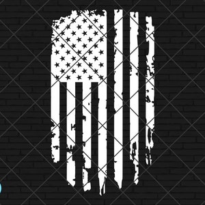 Distressed Flag Svg American Flag Svg 4th July Svg Grunge - Etsy