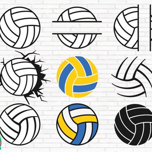 Volleyball SVG Bundle, Volleyball Ball Svg, Volleyball Name Svg, Volleyball Monogram Svg, Volleyball Clipart, Cut Files, Cricut, Png, Svg