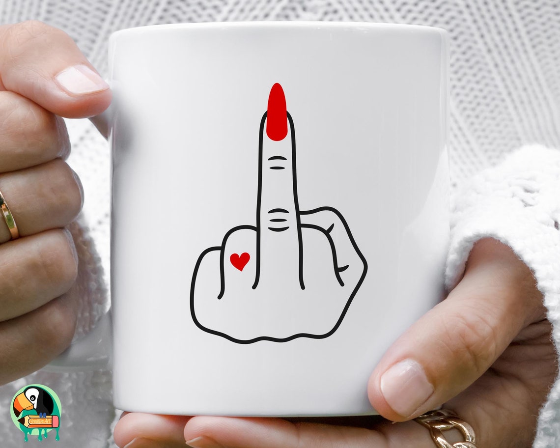 Rude Finger SVG Middle Finger Svg Girl Power Svg Girl - Etsy Israel