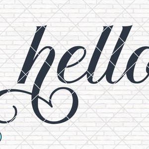 Hallo Svg, Willkommen Svg, Haustür Zeichen Svg, Gruß Svg, Zeichen Svg, Zeichen machen Svg, Bauernhaus, Home Decor Svg, Cricut Silhouette Png