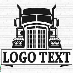 Semi Truck Logo SVG, Trucker svg, Semi Truck svg, Truck svg, Trucker Driver svg, 18 Wheeler Truck svg, Cut Files, Cricut, Png, Svg