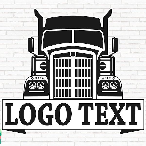 Semi Truck Logo SVG, Trucker svg, Semi Truck svg, Truck svg, Trucker Driver svg, 18 Wheeler Truck svg, Cut Files, Cricut, Png, Svg