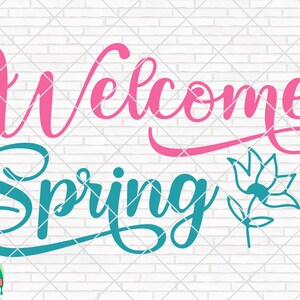 春の SVG バンドル、春の SVG、イースター SVG、シャツの春のデザイン、春の名言、春のカット ファイル、Cricut、シルエット、Png 画像 3