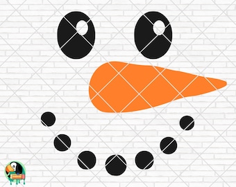 Snowman Face svg, Winter svg, Christmas Snowman svg, Snowman png, Christmas Quotes svg, Clipart, Cut File, Cricut, Silhouette