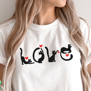 Cat Love Svg, Cat Lovers Svg - Téléchargement instantané