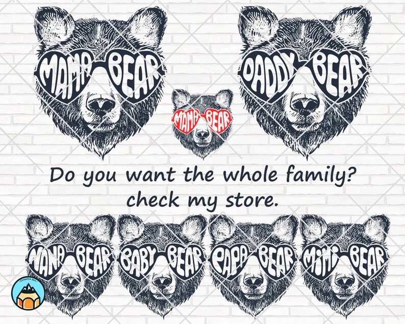 Download Clip Art Silhouette Nana Bear With Sunglasses Nana Bear Cut File Nana Svg Nana Bear Bear Svg Cricut Png Nana Bear Svg Art Collectibles