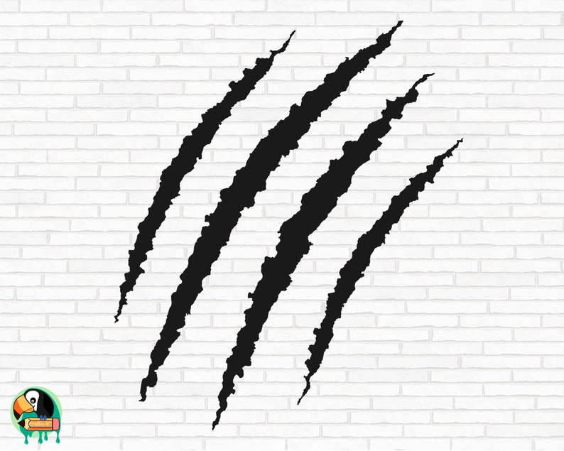 Claw Scratches SVG, Claw Mark svg, Tiger Scratch svg, Animal Scratch svg, Claw Scratches Cut Files, Cricut, Silhouette, Png, Svg, Eps, Dxf image 1