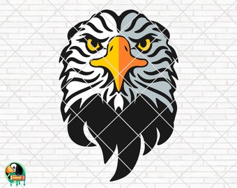 Adler Kopf Symbol SVG, Adler Svg, Adler Vektor, Adler PNG, American Eagle Svg, Adler Svg Shirt, Adler Clipart, geschnitten Ek, Cricut, Silhouette