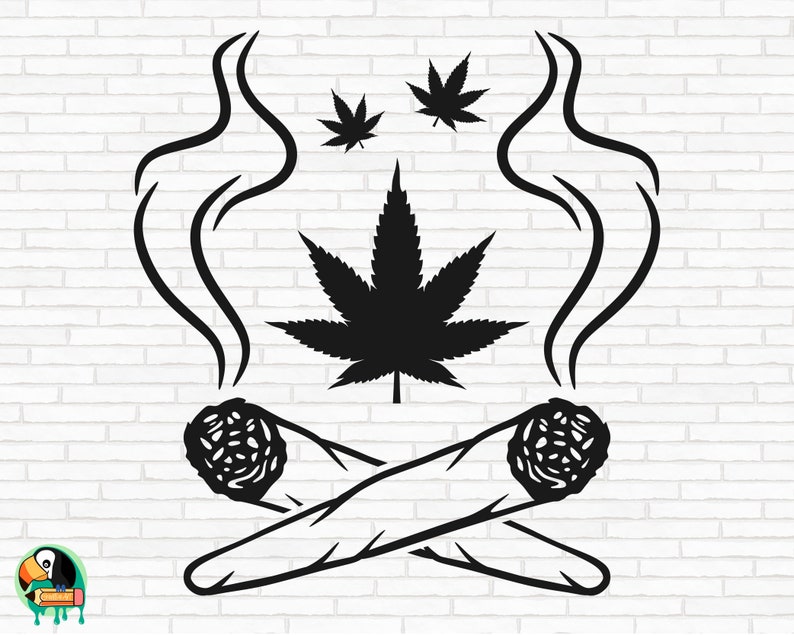 Weed Joint SVG Blunt Svg Marijuana Svg Weed Leaf Svg Etsy