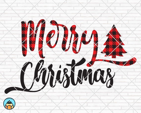 Download Merry Christmas Buffalo Plaid Svg Merry Christmas Svg Etsy SVG Cut Files