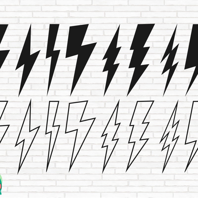 Lightning Svg - Etsy