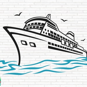 Cruise Ship SVG, Cruise Vacation svg, Ship svg, Yacht svg, Boat svg, Cruise Ship Vector, Cut Files, Cricut, Png, Svg