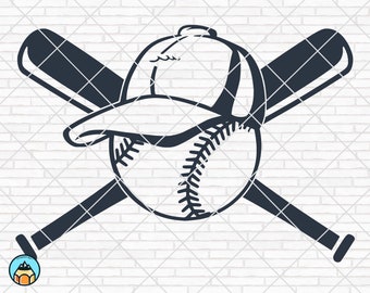 Baseball Logo SVG | Baseball Bat SVG | Baseball Shirt SVG | Baseball Clipart | Baseball Cut File | Baseball Vector | Baseball silhouette