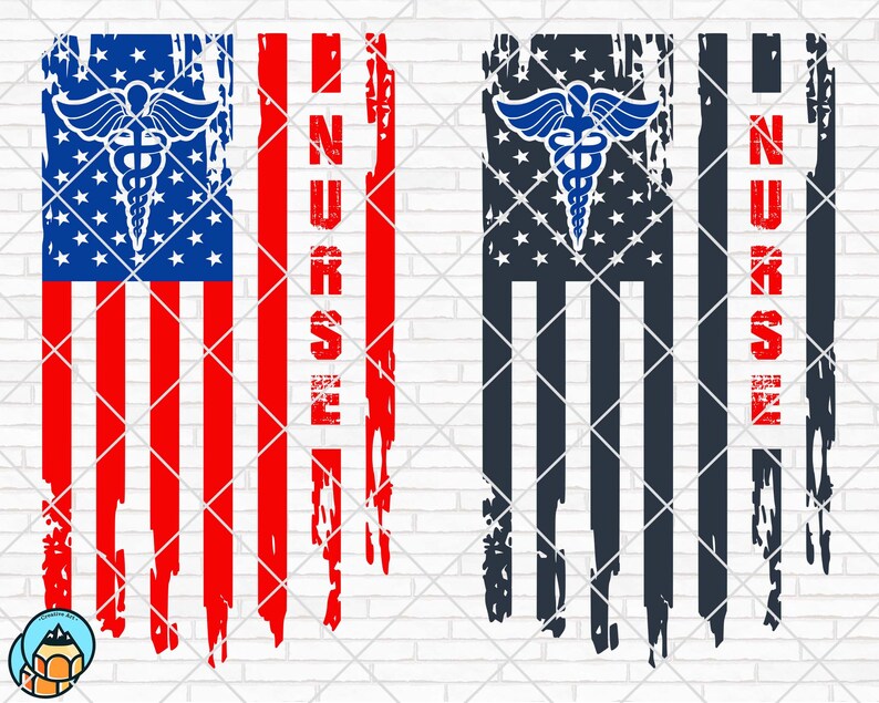 USA Nurse Flag svg Nurse 2020 Svg Quarantine Svg Nurse | Etsy