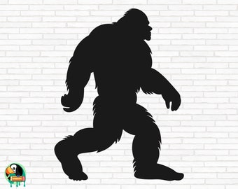 Bigfoot SVG, Big Foot svg, Yeti svg, Sasquatch svg, Walking Bigfoot svg, Bigfoot Vector, Wild Monster svg, Cut Files, Cricut, Png, Svg