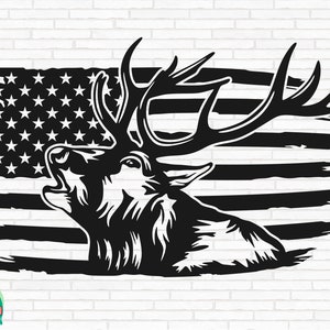 Reh USA Flagge SVG, Jagd svg, Reh svg, Jagd svg, Jagd Svg, Jagd Dad svg, Hirsch svg, Jäger Geschenk svg, Plotterdatei, Cricut, Png, Svg