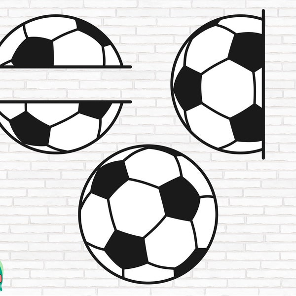 Soccer Ball SVG, Soccer Svg, Football Svg, Soccer Ball Monogram Svg, Soccer Designs Svg, Sports Ball Svg, Cut Files, Cricut, Png, Svg