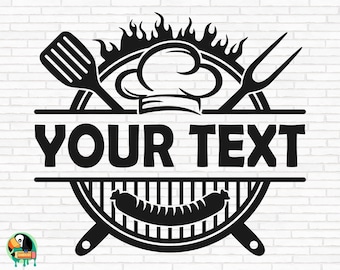 Grillen SVG, BBQ svg, Grillmeister svg, Grill-Dad-Svg, Chef-Svg, Barbecue-Svg, Grill-Svg, Grill-Monogramm Art-Svg, Schnittdatei, Cricut, Png, svg