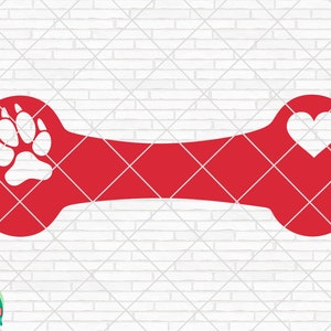 Dog Bone SVG, Dog Lovers Svg, Dog Bone Cut Files, Cricut, Silhouette, Png, Svg, Eps, Dxf