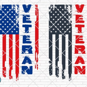Veteran USA Flag svg | Distressed USA Flag | Veteran USA Flag | American flag svg | Military Flag | Grunge Flag