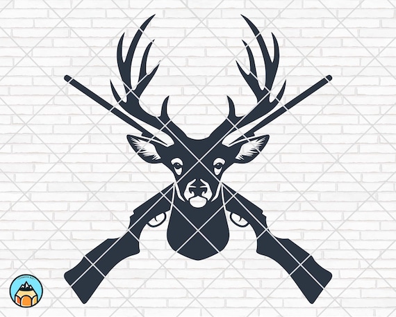 Deer Hunting SVG | Hunting SVG | Deer SVG | Deer Cut File | Deer Antlers Svg | Deer Vector | Deer Hunting Clipart