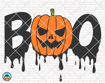 Boo Halloween svg, Halloween svg, Pumpkin svg, Thanksgiving svg, Halloween Shirt svg, Fall svg, Autumn svg, Cricut, Silhouette, PNG