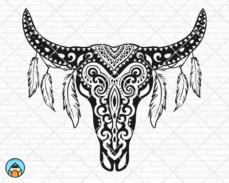 Download Flowers Cow Cut File Cow Svg Silhouette Vector Cow Skull Mandala Svg Boho Svg Western Svg Cricut Bull Skull Floral Svg Mandala Svg Clip Art Art Collectibles