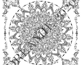 Dreamie's Mandala Coloring Page