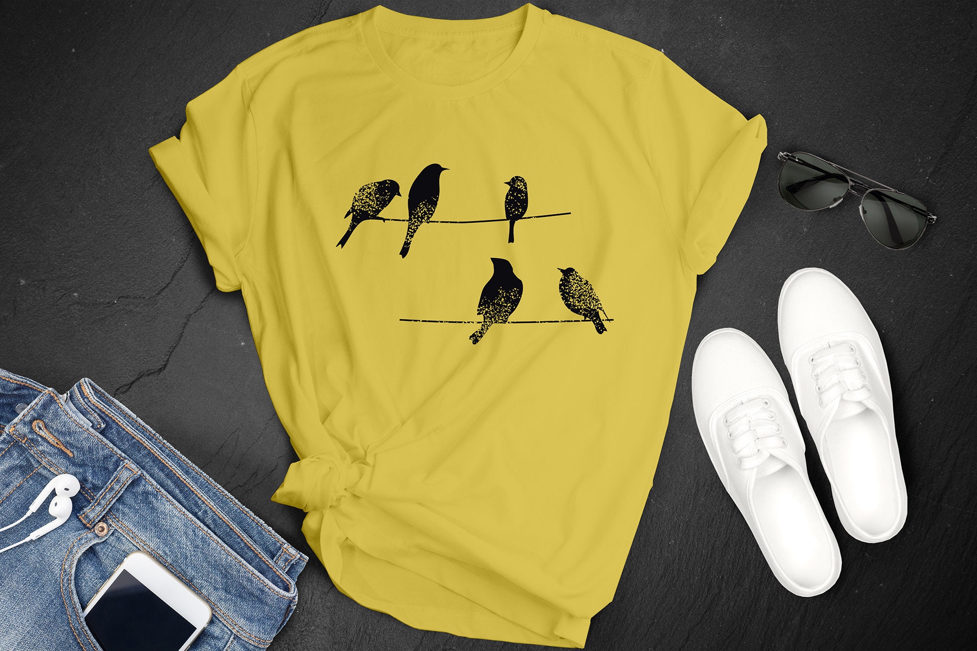 women's t shirts with birds on them