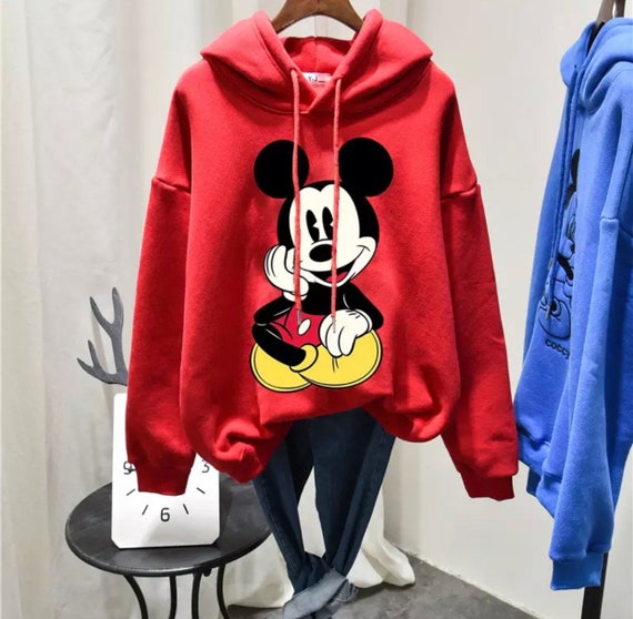 Vintage Kampioen authentiek Disney Mickey Mouse sweatshirt Kleding Dameskleding Hoodies & Sweatshirts Sweatshirts 