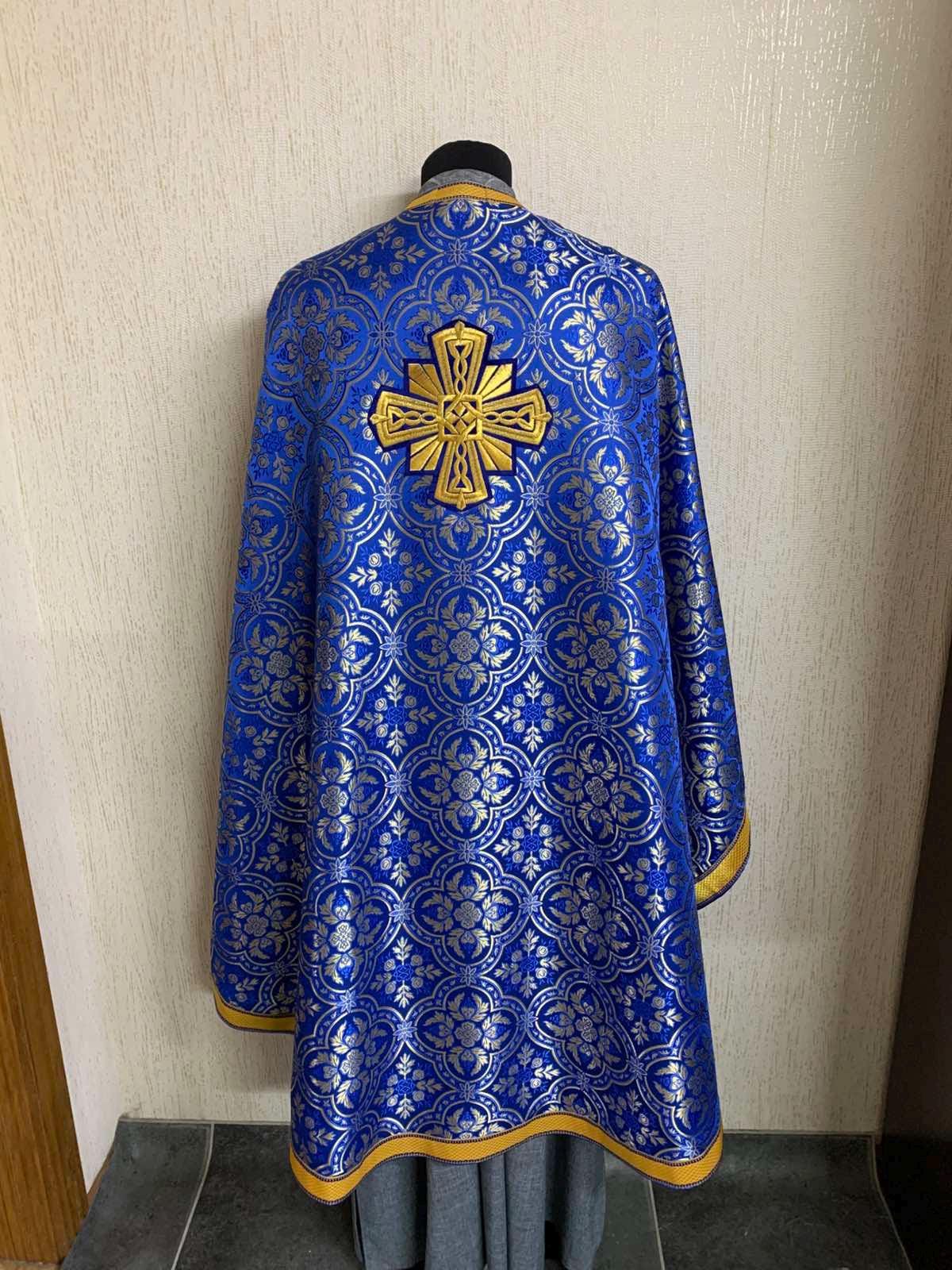 Green & Gold Greek Style Custom Priest Vestments, Blue Gold, Red Gold ...