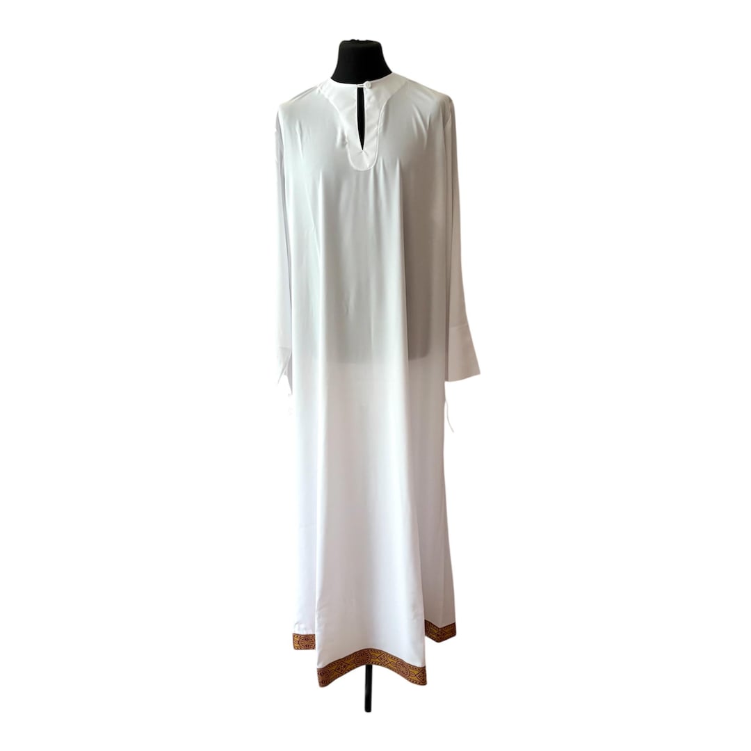 Lightweight Priest Sticharion With Liturgical Ribbon, Orthodox ...
