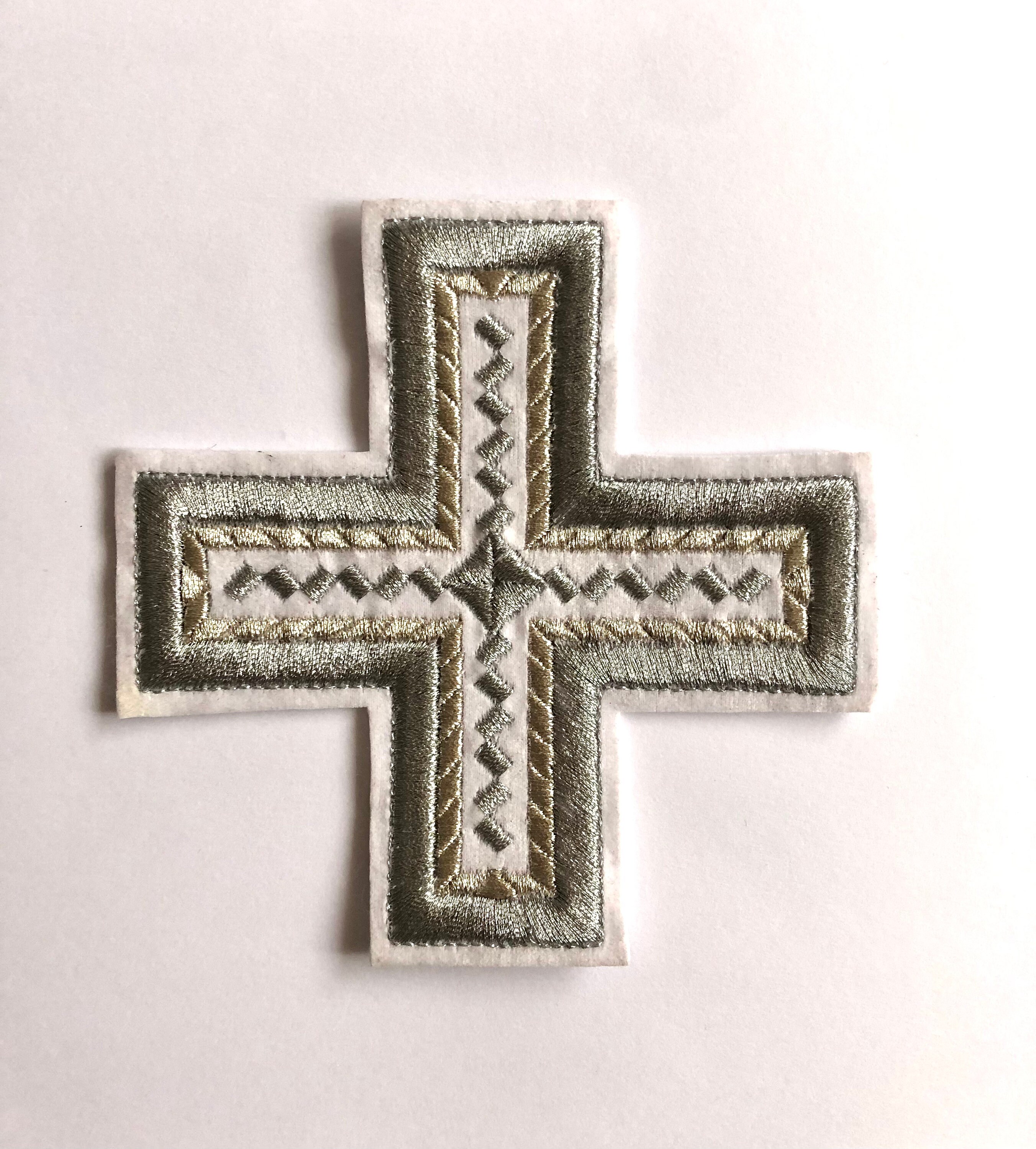 4 Cross Patch 4-sides Cross Patch in Many Colours & Dimensions, Church Vestment ...