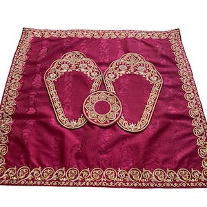 Embroidered Altar cloths set for Holy Table, napkins for cross, Altar Cloth, Available to Order