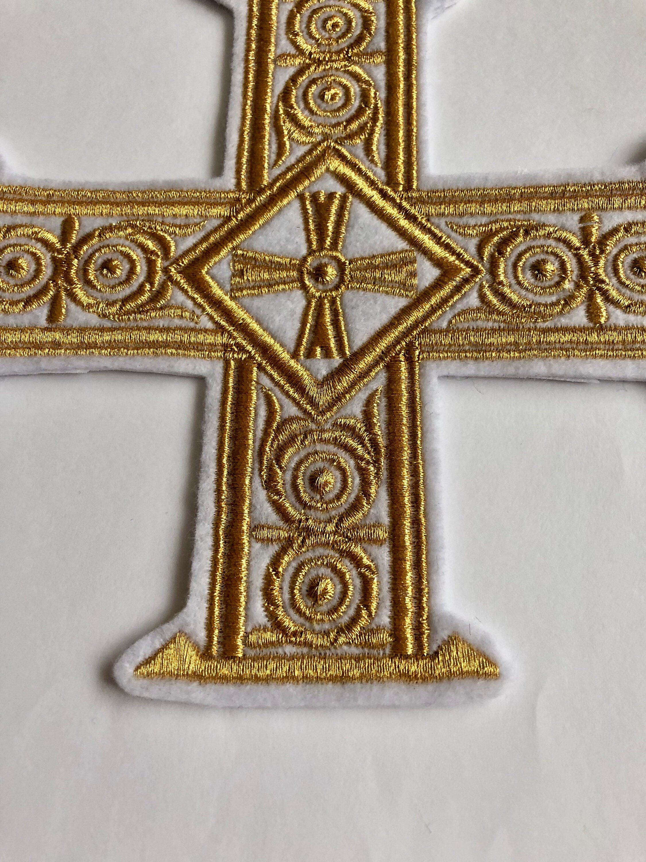 Jerusalem Christian Cross Patch 5.5, 7.5, 10.5, 13, 15, 18 Cm Vestment ...