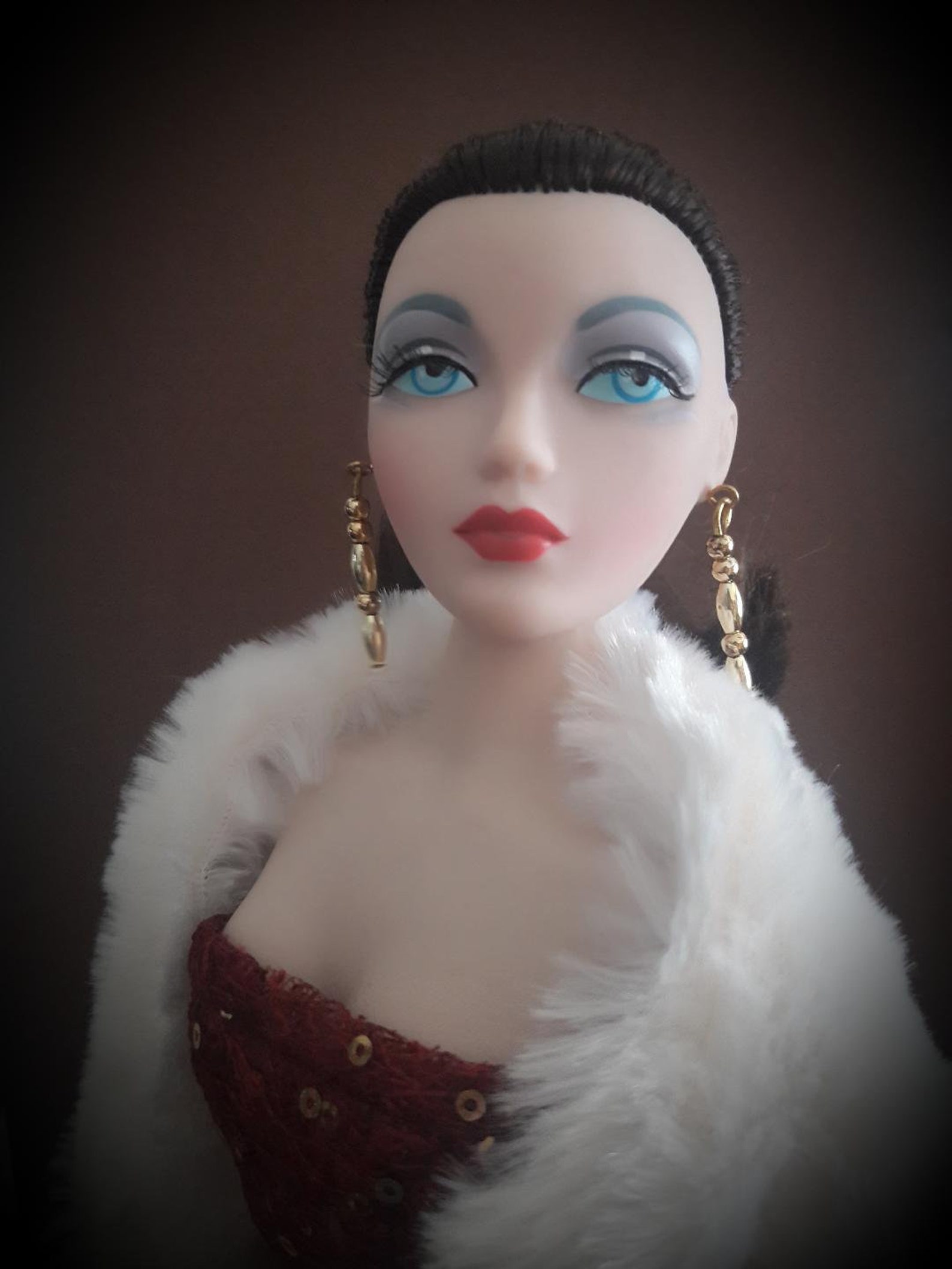 Gene Doll Cream Vintage Look Faux Fur for 16 Fashion Etsy