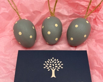 Wooden Eggs for Easter Tree