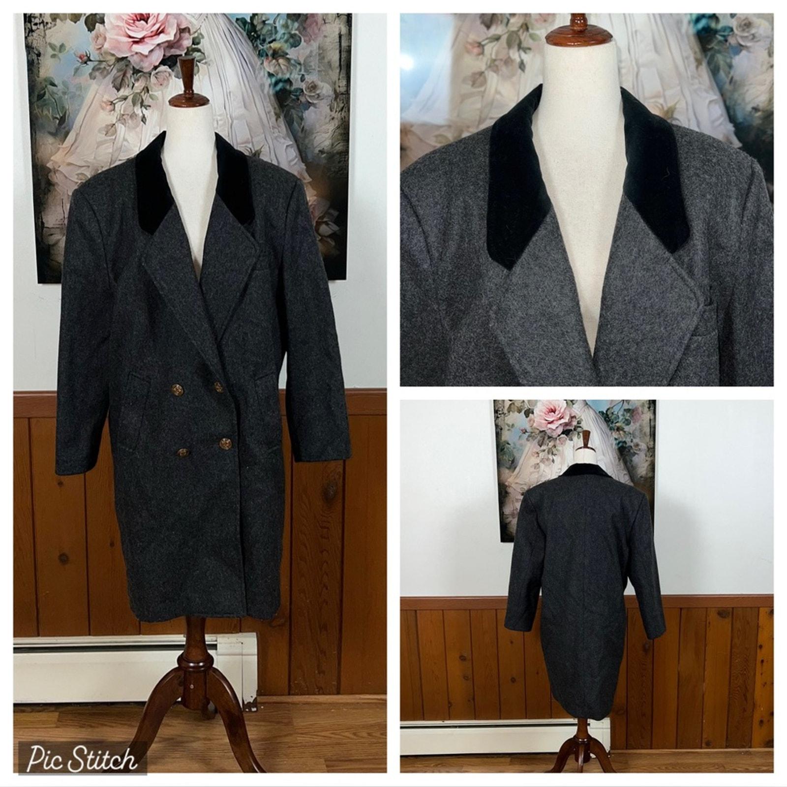 【専用】90's WOOL DOUBLE BREASTED COAT DEJA_COAT_CHOCOLATE_3553_-