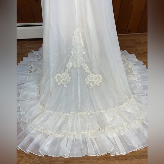 Stunning Preserved Vintage 1970s Union Made Weddi… - image 10